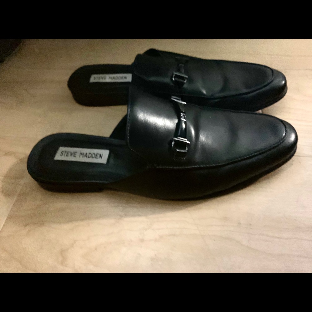 Steve Madden Mule Black Shoes